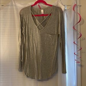 Long sleeve tunic tee